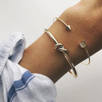 Women's Vintage Cuff Arrow Knotted Bracelet