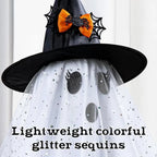 2Packs Halloween Decorations Outdoor,Halloweens Party Decoration Indoor,Spooky Ghost With Remote Control String Lights