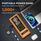S ZEVZO 2 In 1 4000A Car Jump Starter With Air Compressor