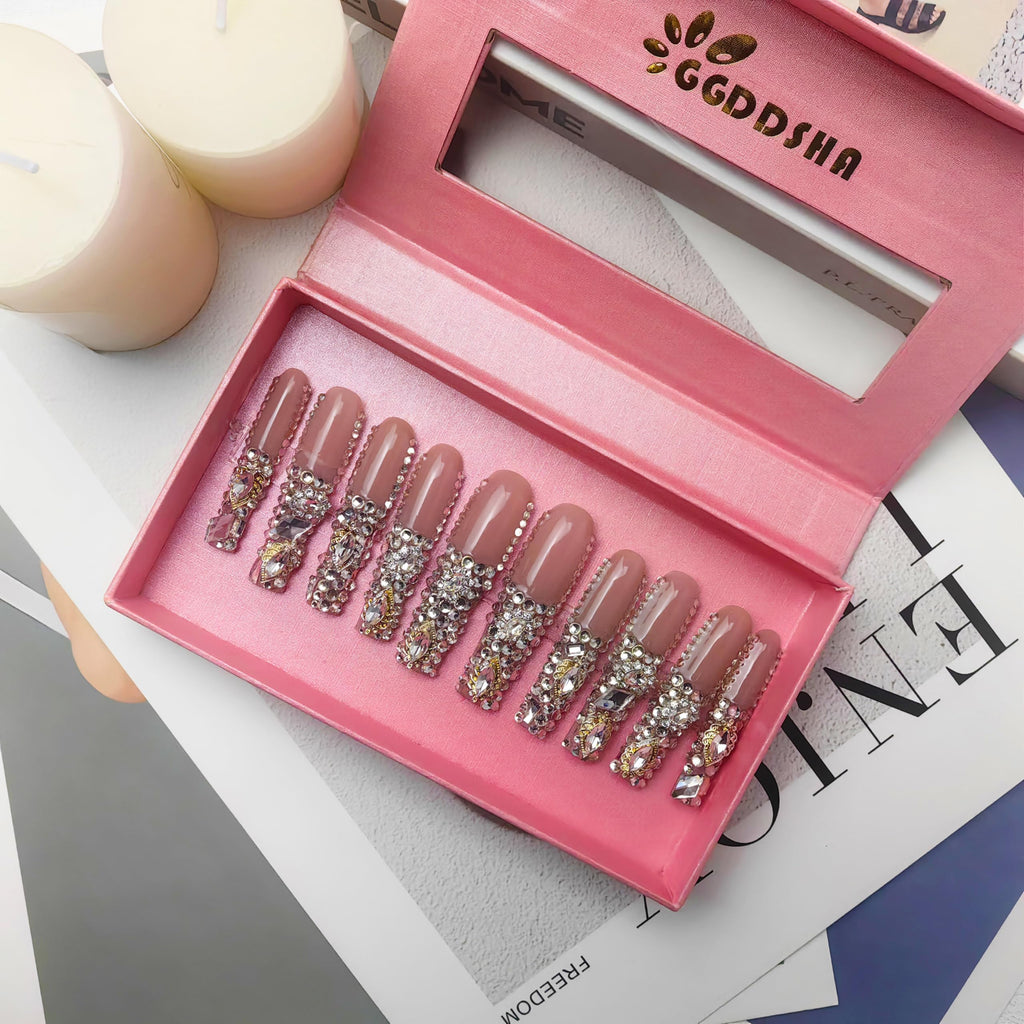 GGddsha New PMMA Acrylic Press On Nails