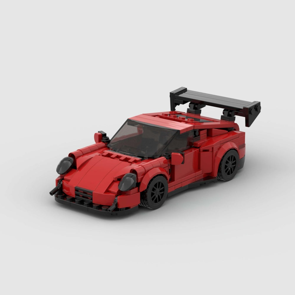 374PCS Red Sports Car  Building Blocks,Speed Champions Cars Toy Building Sets,City Racing Cars DIY Building Bricks For Kids And Adults