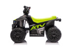 Ride On ATV, 6V Mini Off-Road Battery Powered Motorized Quad For Kids, Anti-Slip Wheels, RWD 4-Wheeler Electric Ride On Toy Car For Toddlers 3-5