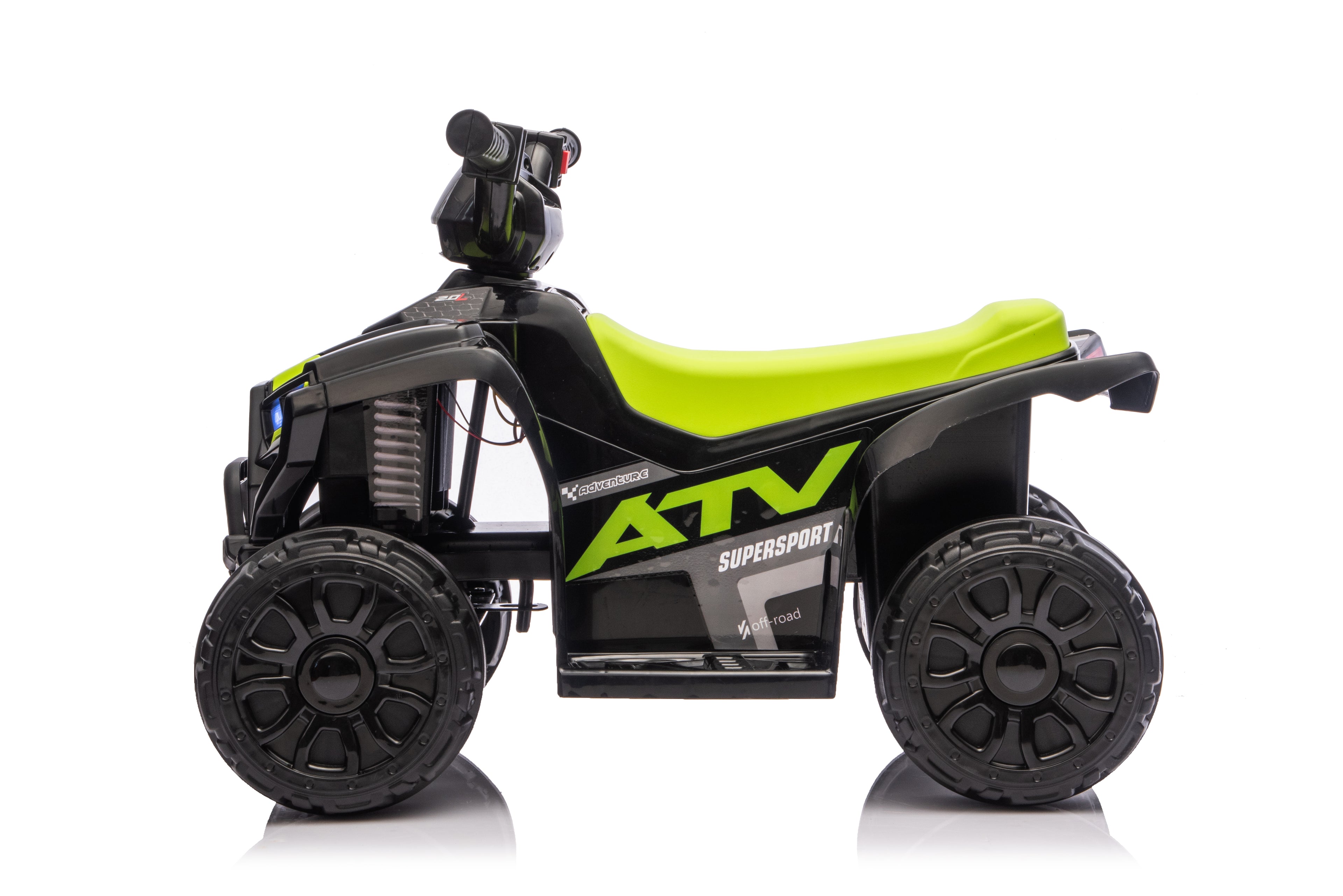 Ride On ATV, 6V Mini Off-Road Battery Powered Motorized Quad For Kids, Anti-Slip Wheels, RWD 4-Wheeler Electric Ride On Toy Car For Toddlers 3-5