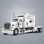 Rear Pull Truck -1-24 Ratio Collectible Alloy Model Car Toy With Realistic Design, Detailed Wheels And Chrome Elements, Perfect Gift For Young People, Birthday Present