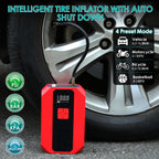 1Pc Portable Car Jump Starter Air Compressor