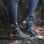 Women's Embroidered Ethnic Boho Flat Boots