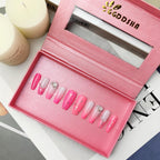 GGddsha Nails Handmade Pmma Acrylic Nails Press On NailsShort