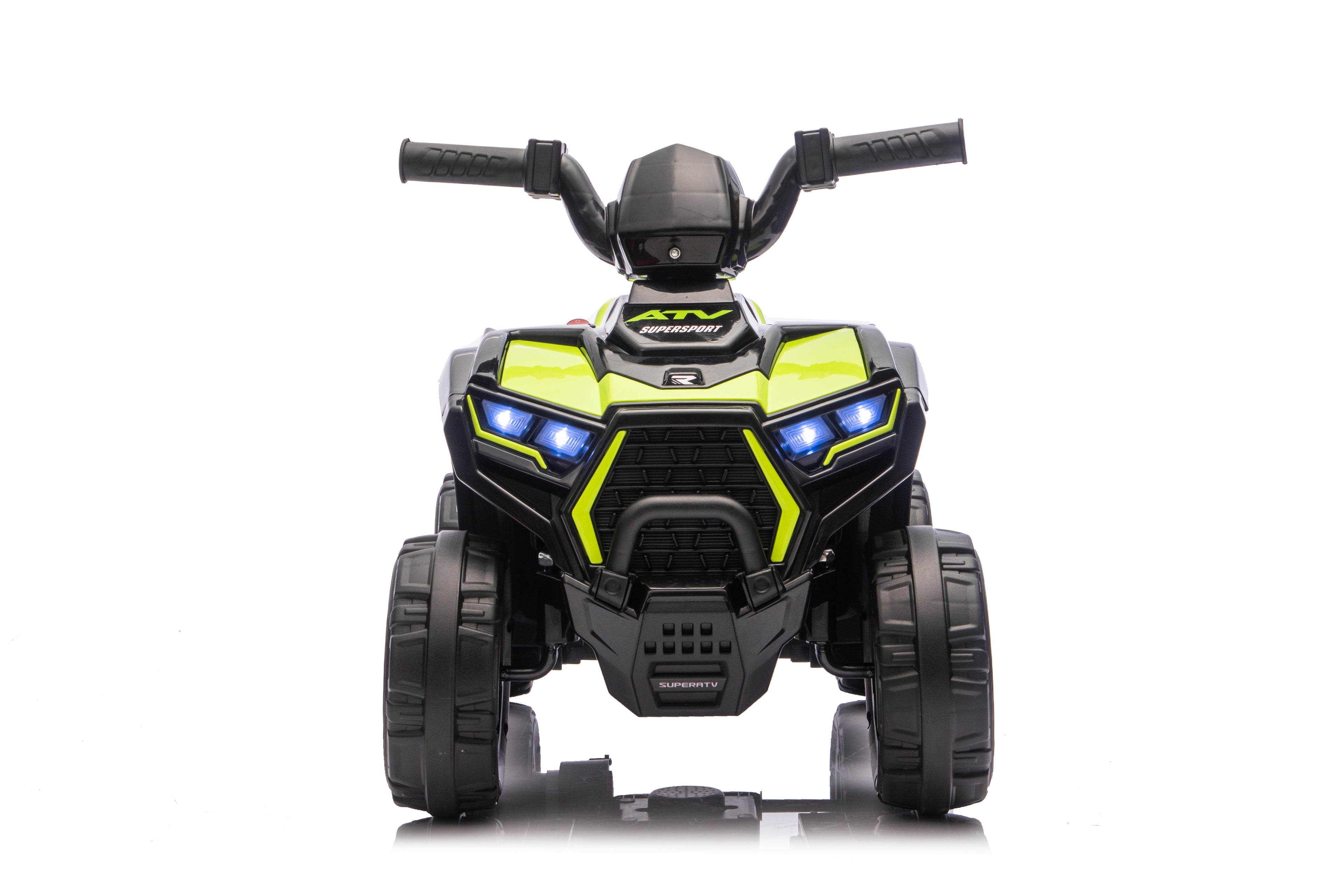 Ride On ATV, 6V Mini Off-Road Battery Powered Motorized Quad For Kids, Anti-Slip Wheels, RWD 4-Wheeler Electric Ride On Toy Car For Toddlers 3-5