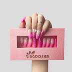 GGddsha Nails Handmade Pmma Acrylic Nails Press On NailsShort